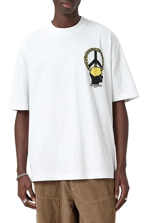 AllSaints Oversized Screwed Logo Graphic Tee