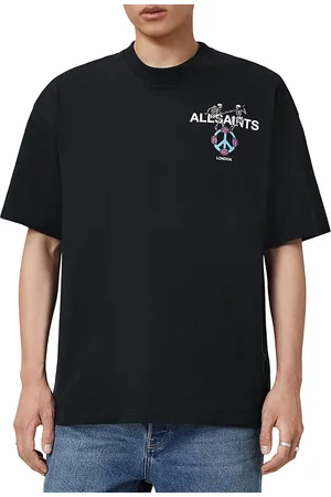 AllSaints Oversized Reincarnate Logo Graphic Tee