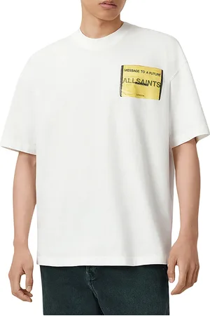 AllSaints Oversized Violation Logo Graphic Tee