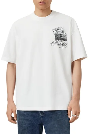 AllSaints Oversized Reel Logo Graphic Tee