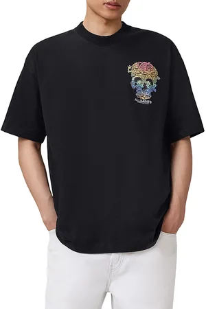 AllSaints Oversized Trance Logo Graphic Tee