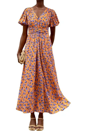 Ro&Zo Floral Puff Sleeve Dress