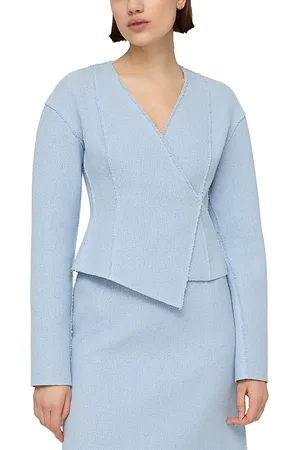 Lafayette 148 New York Double Breasted Asymmetric Jacket