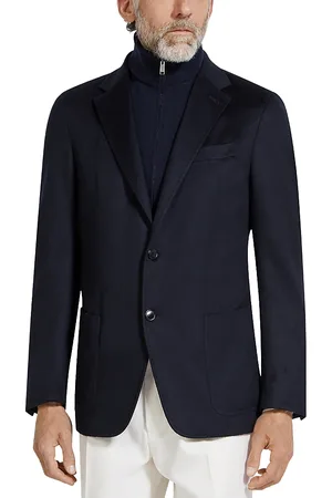 Ermenegildo Zegna Oasi Cashmere Jacket with Removable Knit Bib