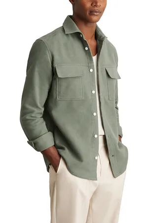 Reiss Camber Moleskin Twin Pocket Shirt Jacket