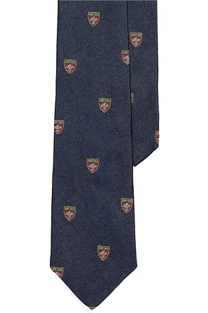 Ralph Lauren Silk Repp Narrow Club Tie