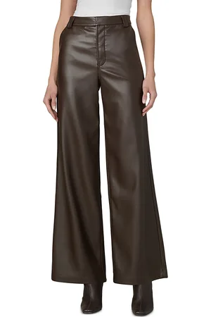 Joes Jeans The Mia Faux Leather Wide Leg Pants