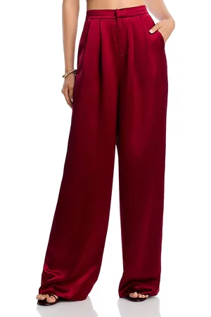 NONchalant Label Satin Wide Leg Pants