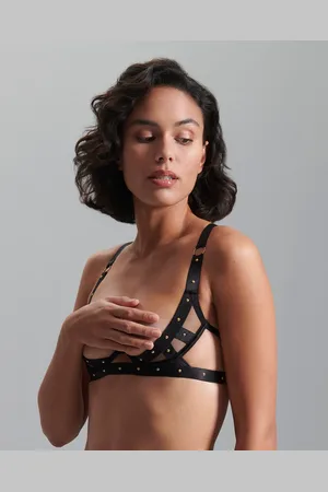 BlueBella Sana Open Wired Bra Black