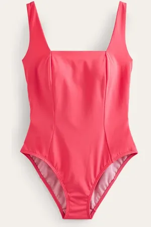 Boden Square-Neck Panelled Swimsuit Women
