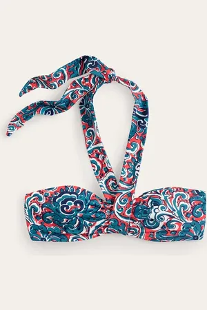 Boden Scarf Bandeau Bikini Top Women