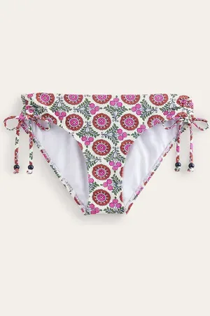 Boden Ruched Bikini Bottoms Women
