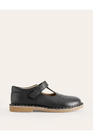 Boden Leather T-bar Flats Girls