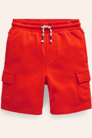 Paolo Pecora Kids graphic-print straight-leg shorts - Red