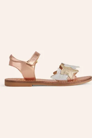 Boden Metallic Star Sandals Girls