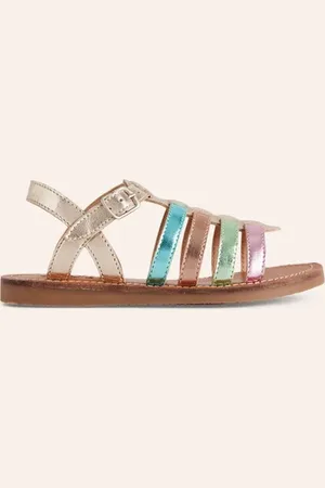 Boden Strappy Metallic Sandals Girls