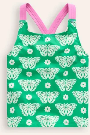 Boden Cross Back Tankini Top Girls Boden