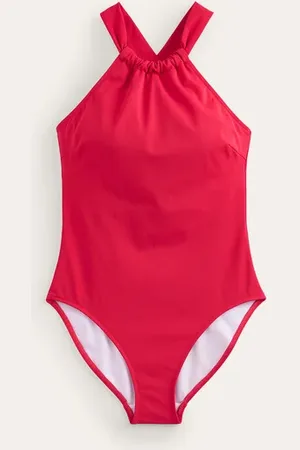 Boden Gather Cross-back Swimsuit Women