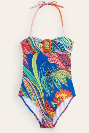 Boden Taormina Bandeau Swimsuit Women