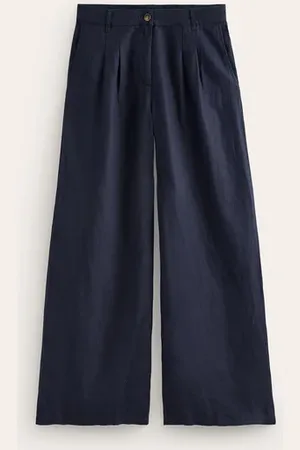 Boden Regent Pleat Linen Pants Women