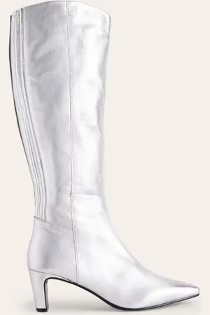 Boden Back Panel Heeled Knee Boot Women