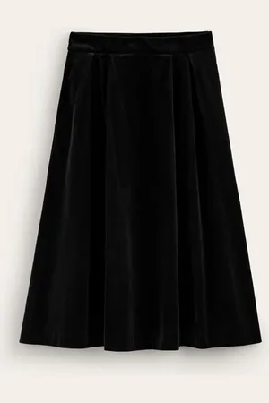 Boden Angelica Velvet Skirt Women