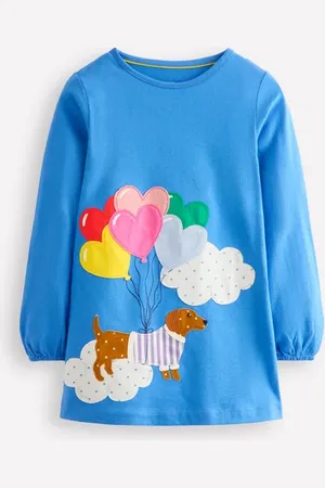 Boden Appliqu?? Jersey Tunic Girls Boden