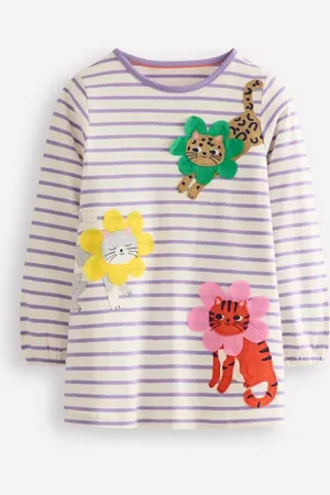 Boden Appliqu?? Jersey Tunic Girls Boden