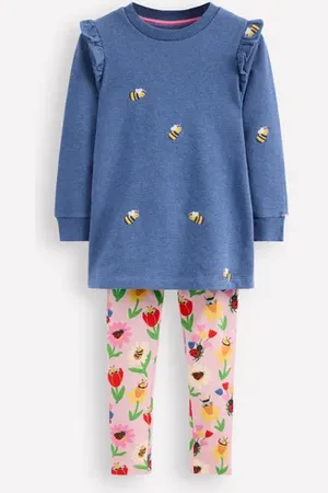 Boden Heart Pocket Tunic Set Girls Boden