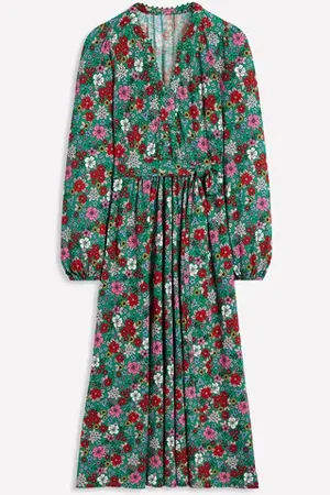 Boden Maeve Trim Jersey Midi Dress Women