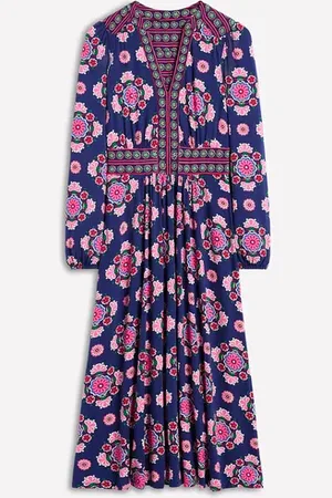 Boden Lily Long Sleeve Midi Dress Women
