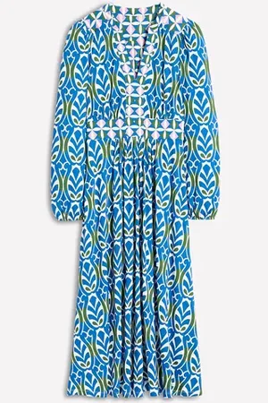 Boden Lily Long Sleeve Midi Dress Women