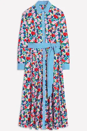 Boden Amy Cotton Midi Shirt Dress Women