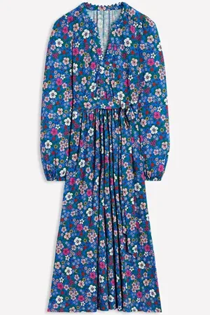 Boden Maeve Trim Jersey Midi Dress Women