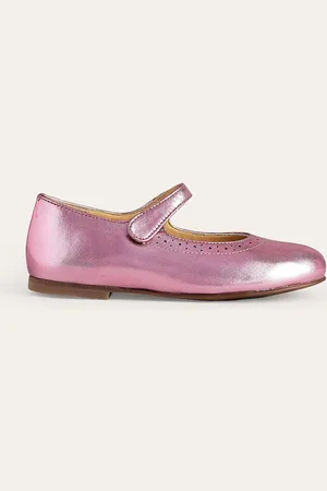 Boden Leather Mary JanesMetallic Pink Girls