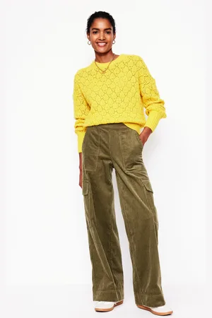 Boden Cord PullOn PantsOlive Khaki Women