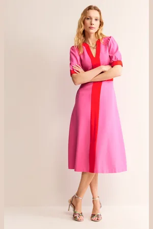 Boden Philippa Ponte Midi DressSangria Sunset Women