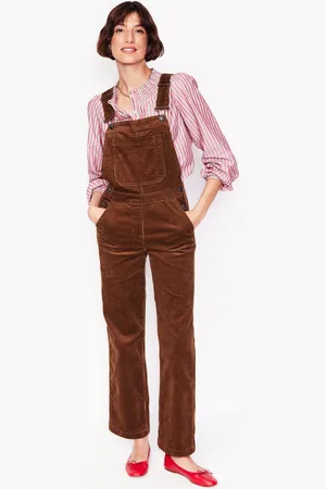 Boden Cord DungareesAutumn Brown Women