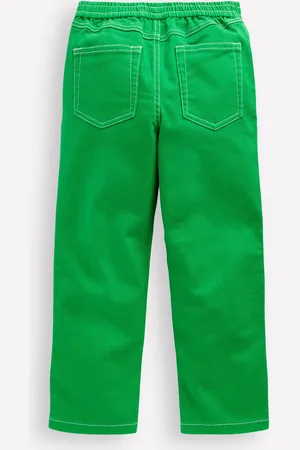 Boden PullOn TrousersBroccoli Green Boys