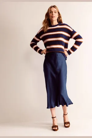 Boden Cecelia Midi SkirtNavy Women