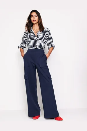 Boden Ponte Twill Pullon PantsNavy Women