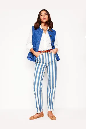Boden High Rise Stripe JeansMarine Wide Stripe Women