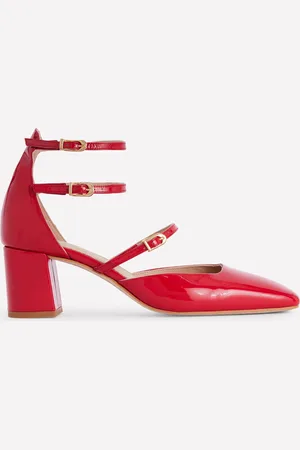 Boden Multi Strap Block Heel PumpPoppy Red Women