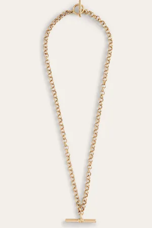 Boden TBar Chain NecklaceGold Women