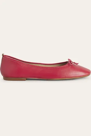 Boden Kitty Flexi Sole Ballet FlatsPillarbox Red Women