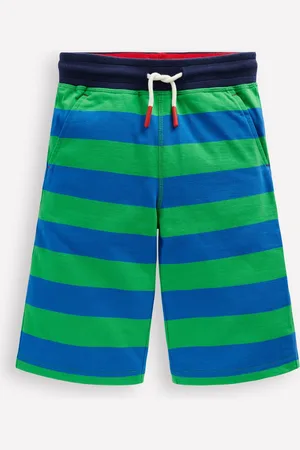 Boden Jersey BaggiesSapling Green/ Kingfisher Blue Boys