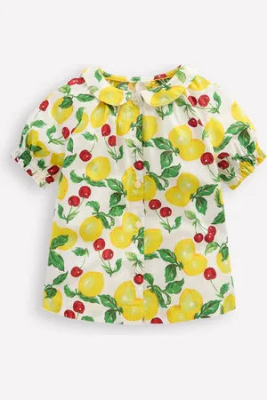Boden Woven Collared TopLemons and Cherries Girls