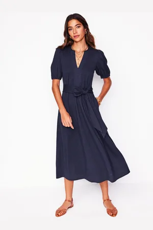 Boden Sofia Trim jersey midi dressNavy Women