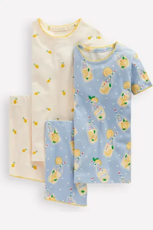Boden Twin Pack Short PyjamasLemonade Mix Girls