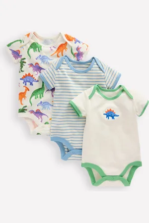 Boden Dinosaur 3 Pack BodiesMulti Dinosaurs Boys